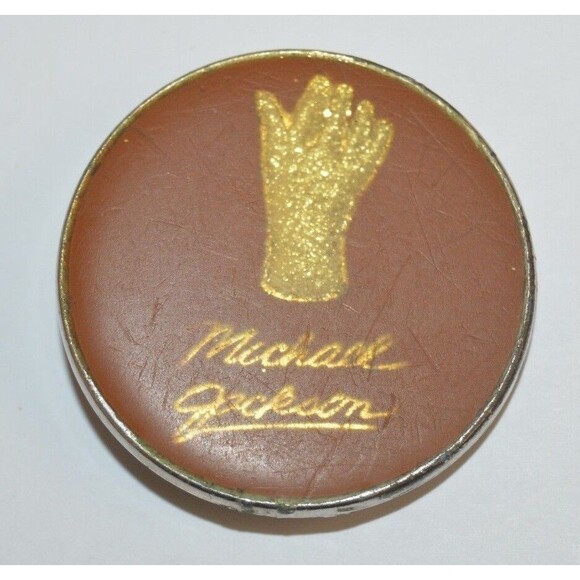 Vintage 1984 Michael Jackson Glove Victory Tour Women's Concert Belt Buckle Rare - Picture 1 of 5